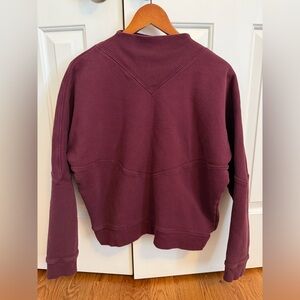 Citizens of Humanity Maroon Mock Neck Sweatshirt size Medium